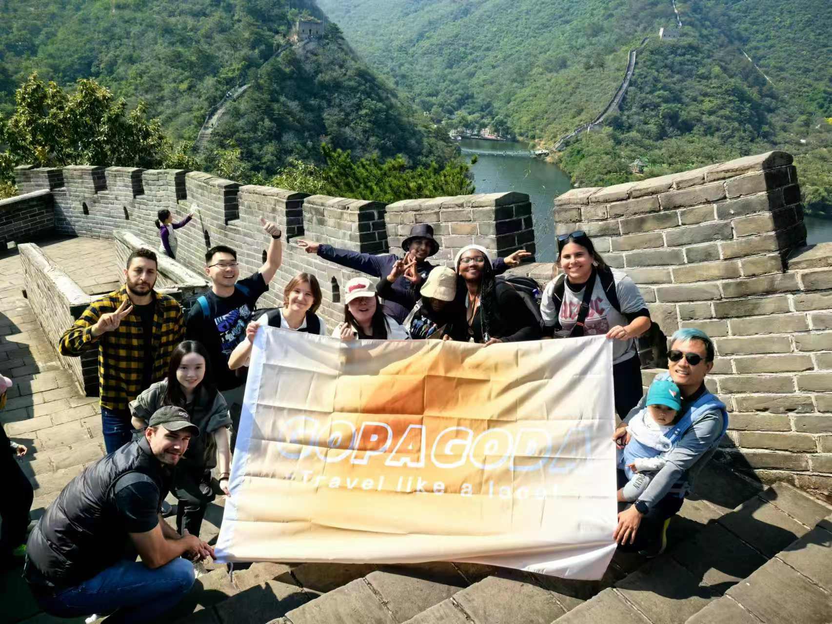 Travelers with Gopagoda